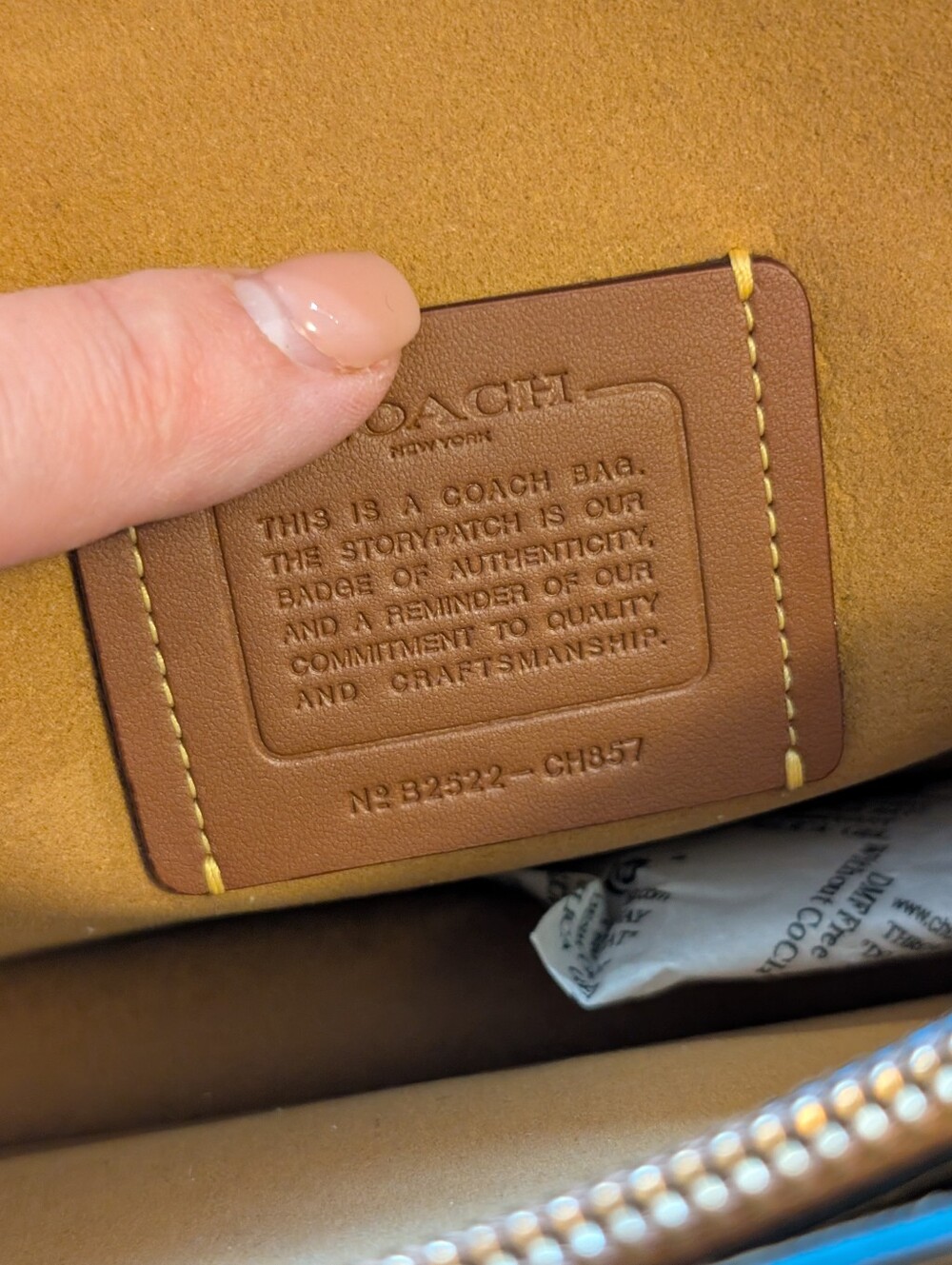 Coach Tabby Shoulder Bag 26 BNWT Style Number CH857 - Picture 8 of 12